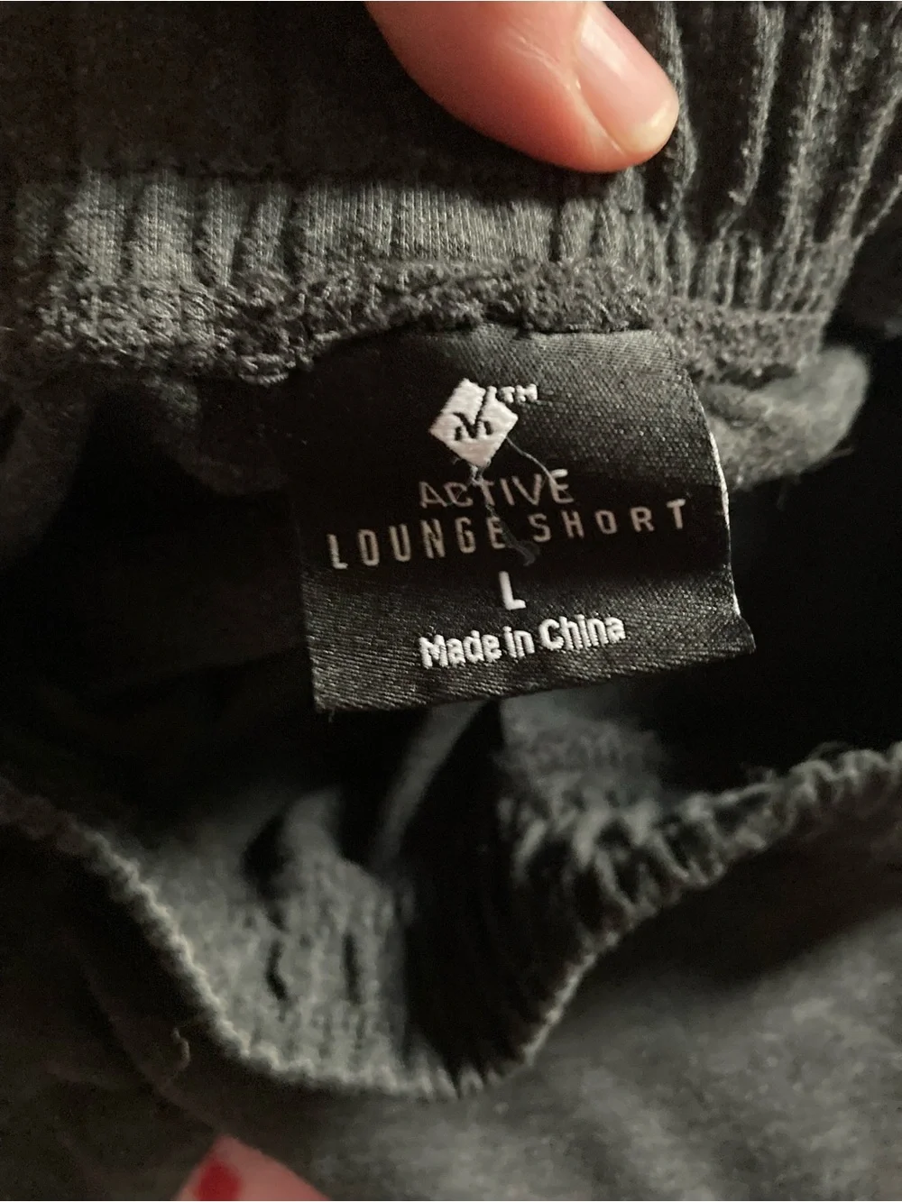 Members Mark Black Athletic Drawstring Shorts with Zip Pockets